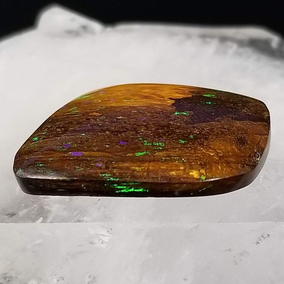 Stellar Australian Koroit Opal * 25.41 x 19.06 x 4.61mm * flashy boulder opal - Picture 9 of 17